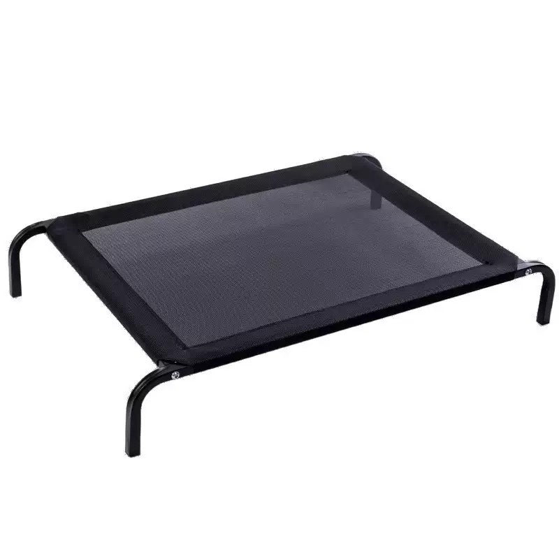 Buddies Elevated Dog Bed — Raised Breathable Camp Bed with Removable Washable Cover (S–XL, up to 100kg) | Folds Flat