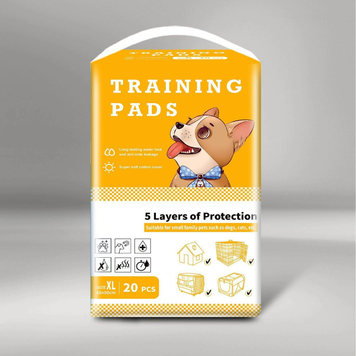 Buddies Disposable Dog Pads — Super-Absorbent Training & Incontinence Pads with Leak-Proof Backing | Bulk Packs, Four Sizes