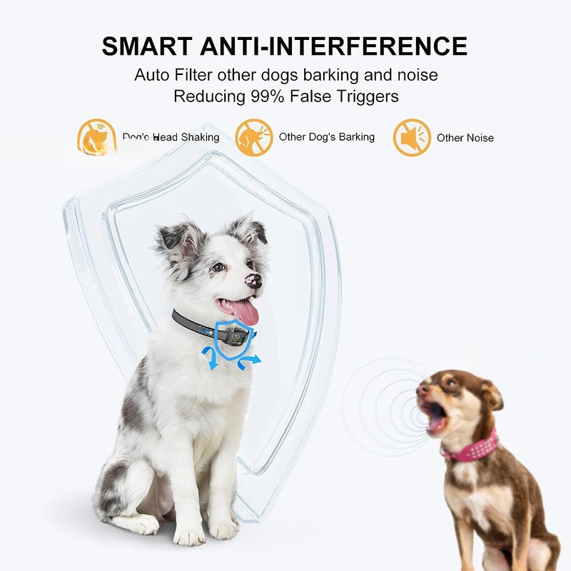 Buddies Vibration Dog Training Collar — Vibration-Only Bark Trainer with Colour Screen | No Shock Mode, Adjustable Intensity