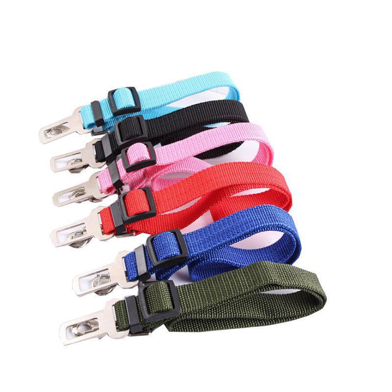 Buddies Dog Car Seat Belt | Adjustable Safety Lead That Clips into Any Seat Belt Buckle, 13 Colours