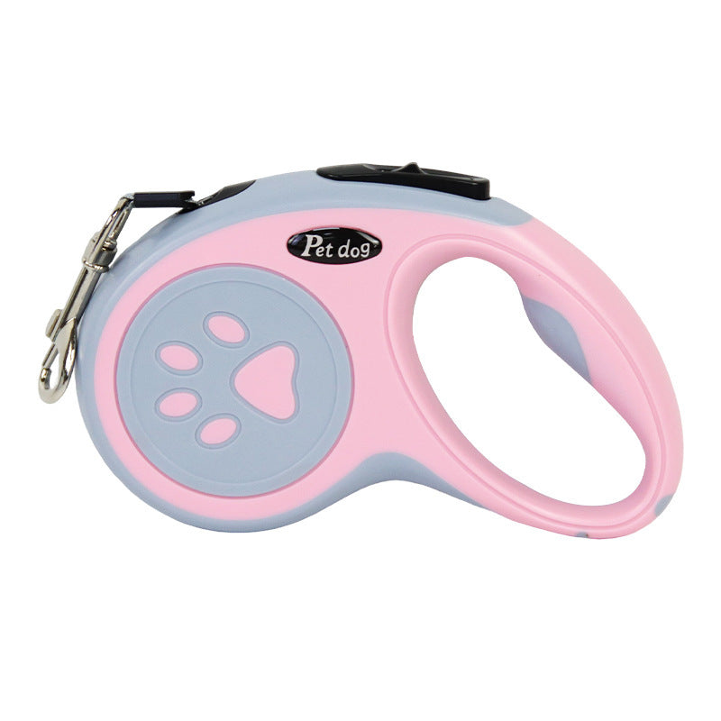 Buddies Retractable Dog Leash — One-Button Braking Lead in 3m & 5m for Small & Medium Dogs | Ergonomic Non-Slip Grip