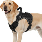 Buddies Tactical Dog Harness | Padded MOLLE Vest with Grab Handle for Medium & Large Dogs (S to XL)