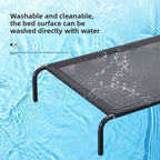 Buddies Elevated Dog Bed — Raised Breathable Camp Bed with Removable Washable Cover (S–XL, up to 100kg) | Folds Flat