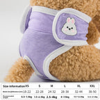 Buddies Washable Dog Season Pants — Reusable Cotton Nappy for Seasons & Light Incontinence (XS–XXL) | Leak-Resistant