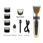 Buddies Low-Noise Dog Clipper Kit — Cordless Rechargeable Grooming Clippers for Nervous Dogs | Guide Combs, Rounded Blade Tips