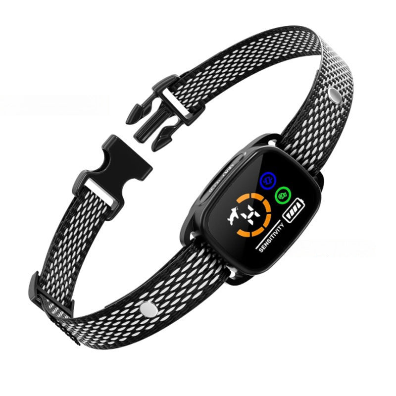 Buddies Vibration Dog Training Collar — Vibration-Only Bark Trainer with Colour Screen | No Shock Mode, Adjustable Intensity