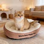 Buddies Reversible All-Season Dog Bed | Plush Winter Side, Cool Cotton Summer Side, Machine Washable (M to 3XL)