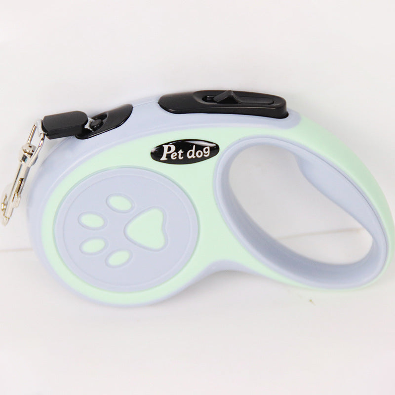 Buddies Retractable Dog Leash — One-Button Braking Lead in 3m & 5m for Small & Medium Dogs | Ergonomic Non-Slip Grip