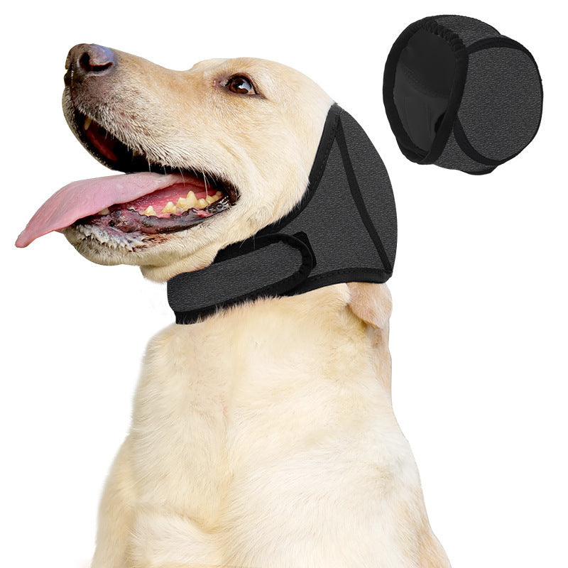 Buddies Dog Noise Reduction Earmuffs — Calming Ear Defenders for Fireworks, Thunder & Travel Anxiety | Water-Resistant, S–XL