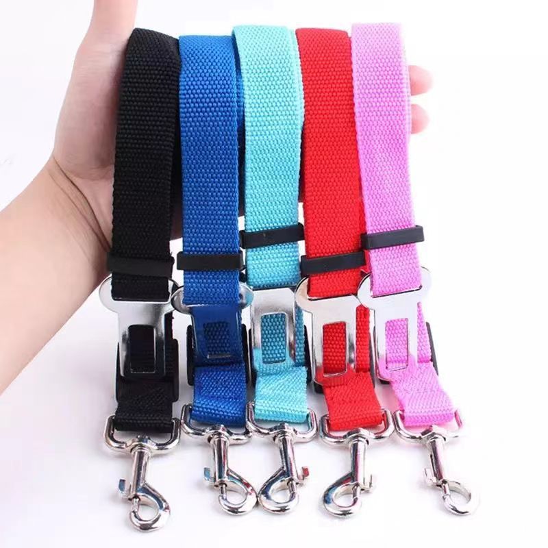 Buddies Dog Car Seat Belt | Adjustable Safety Lead That Clips into Any Seat Belt Buckle, 13 Colours