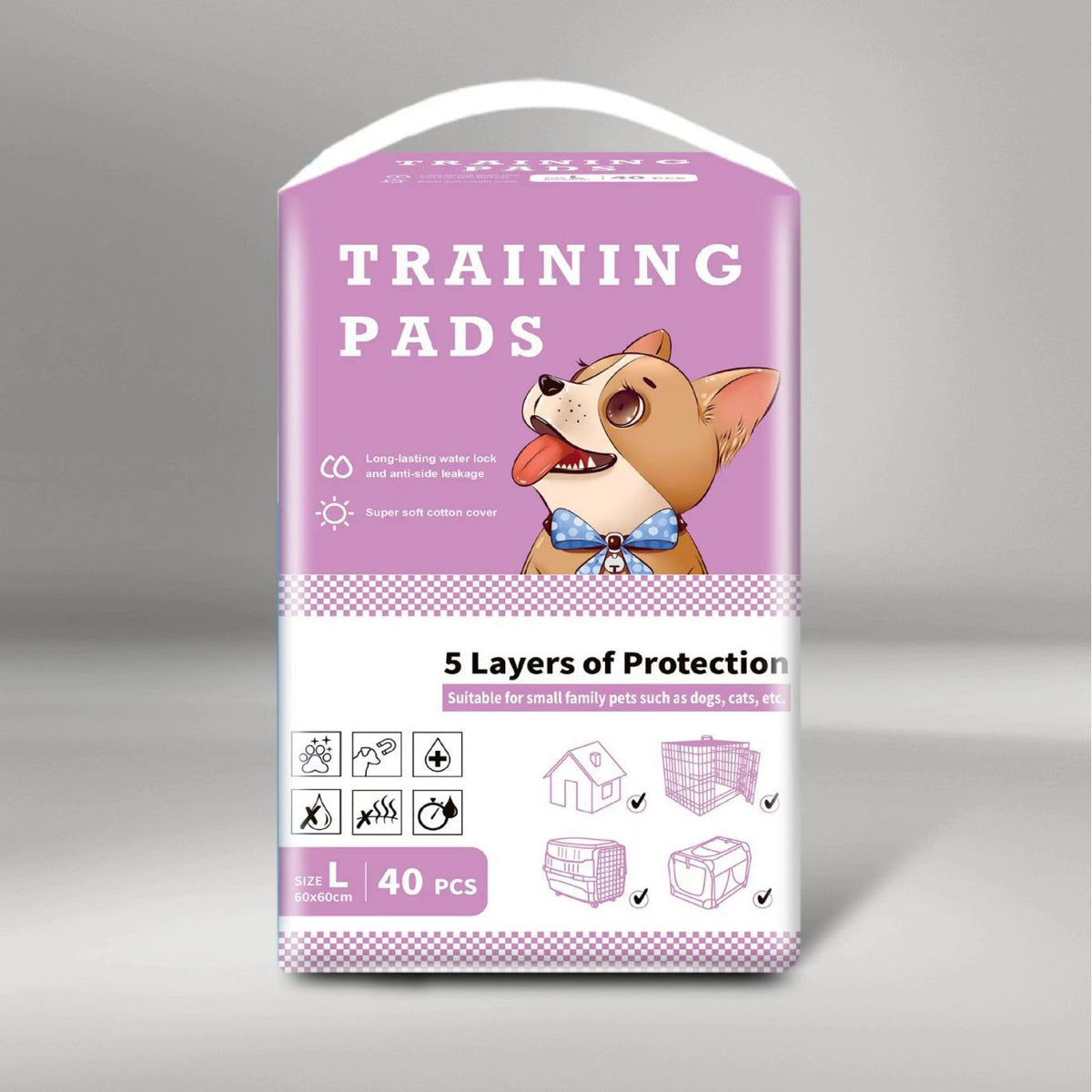 Buddies Disposable Dog Pads — Super-Absorbent Training & Incontinence Pads with Leak-Proof Backing | Bulk Packs, Four Sizes