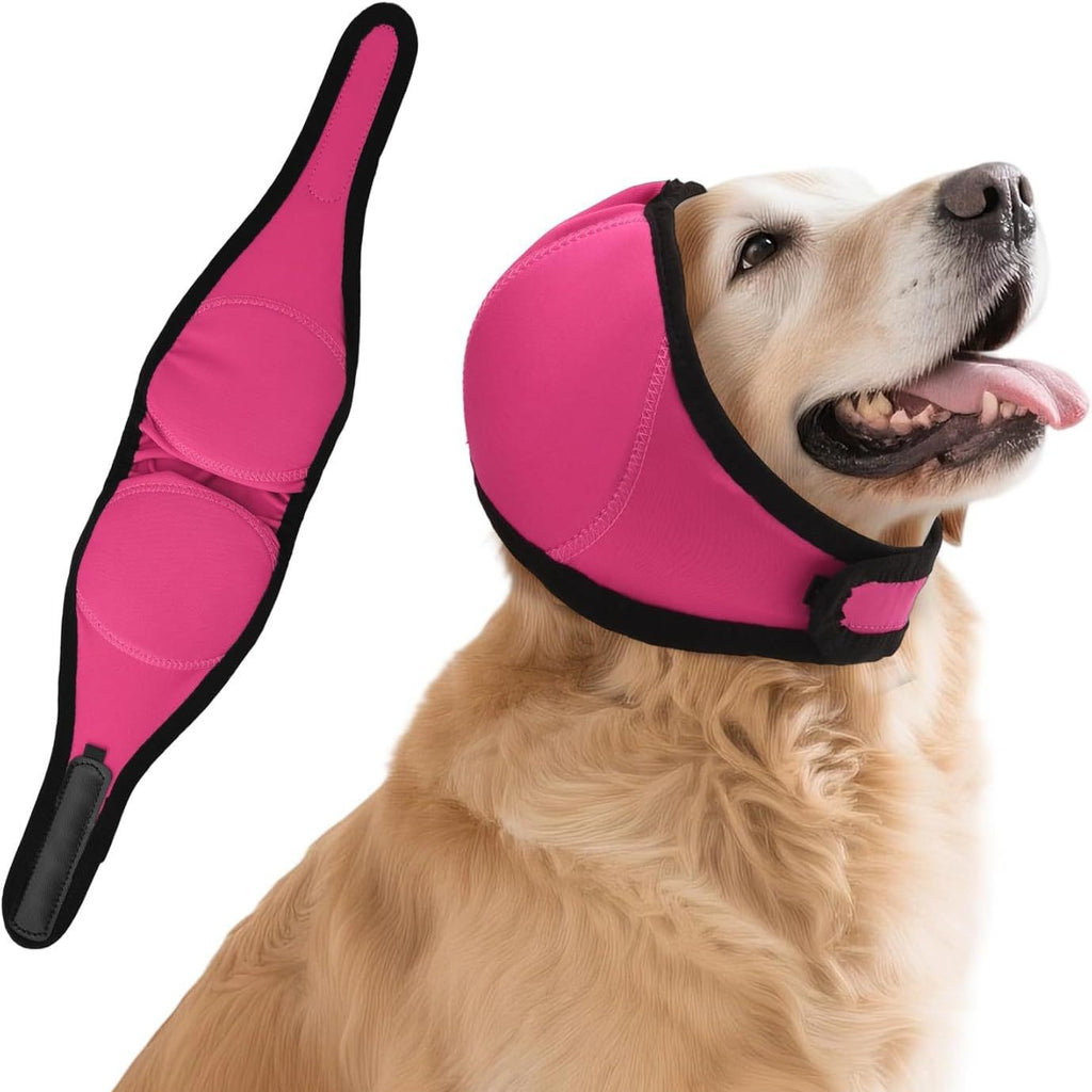 Buddies Dog Noise Reduction Earmuffs — Calming Ear Defenders for Fireworks, Thunder & Travel Anxiety | Water-Resistant, S–XL