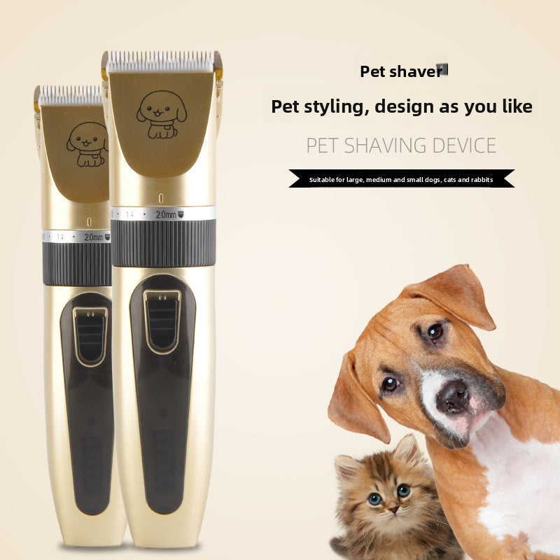 Buddies Low-Noise Dog Clipper Kit — Cordless Rechargeable Grooming Clippers for Nervous Dogs | Guide Combs, Rounded Blade Tips