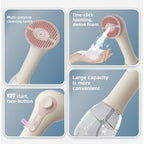 Handheld Electric Pet Bubble Comb Brush