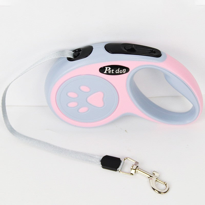 Buddies Retractable Dog Leash — One-Button Braking Lead in 3m & 5m for Small & Medium Dogs | Ergonomic Non-Slip Grip