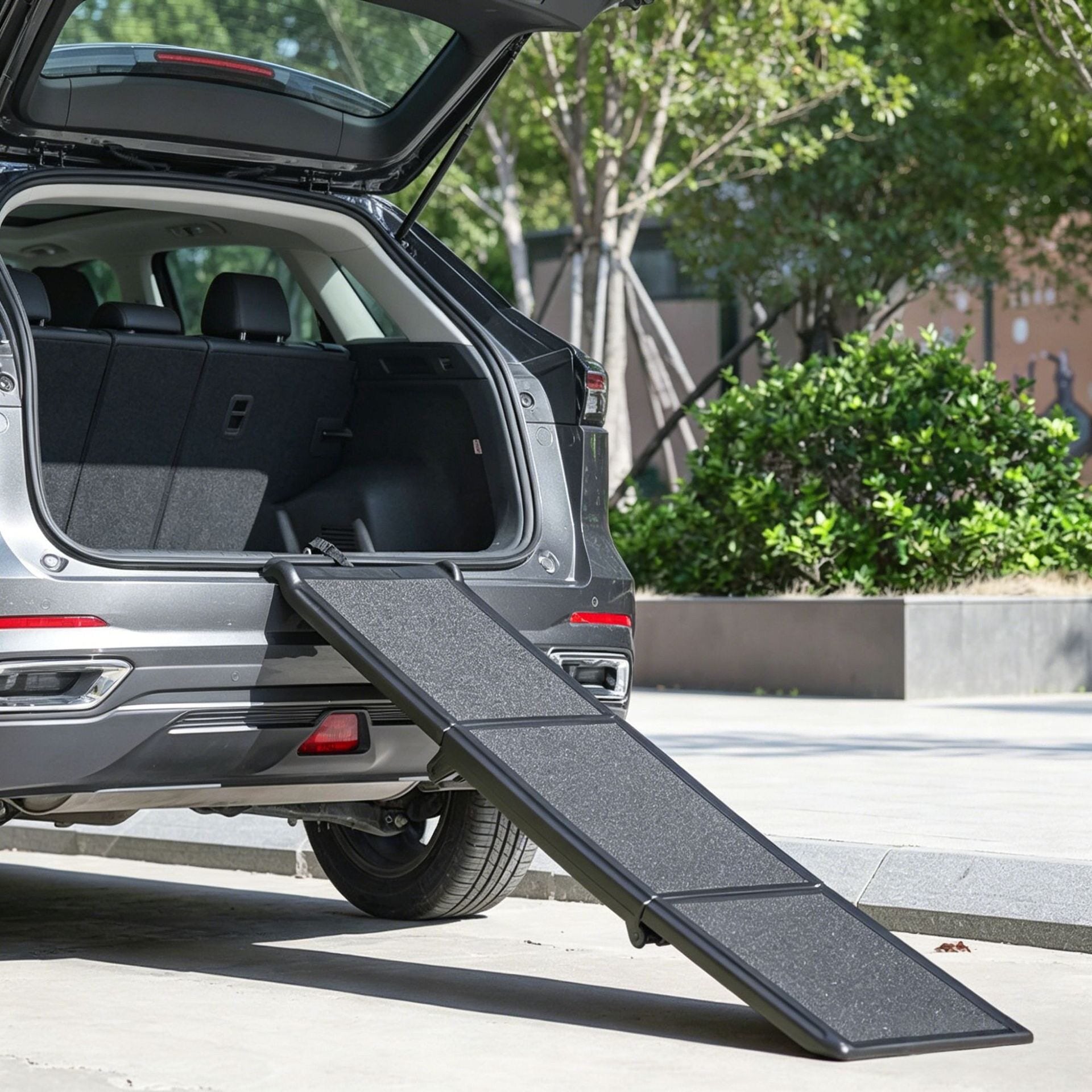 Buddies Folding Dog Ramp — Portable Non-Slip Car Boot Ramp for Senior, Injured & Large Dogs | Lightweight Aluminium, Folds Flat