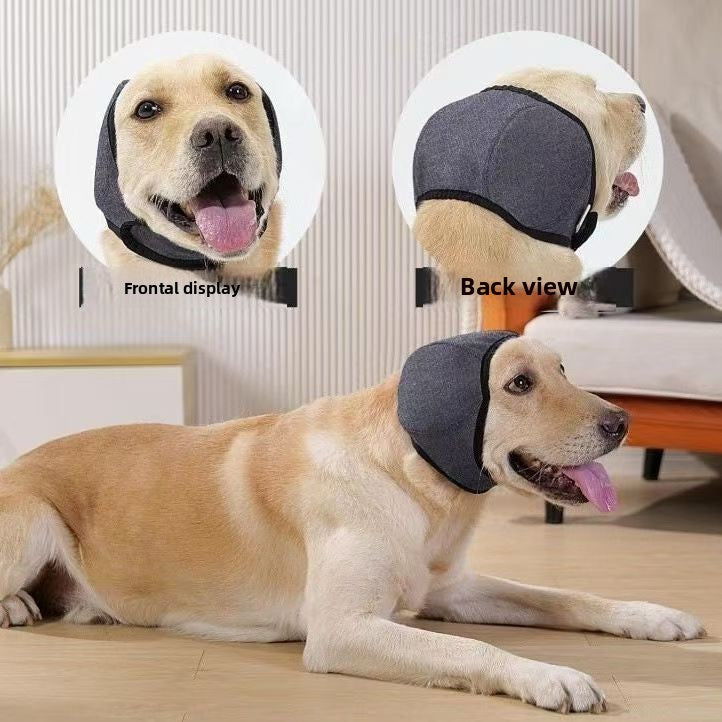 Buddies Dog Noise Reduction Earmuffs — Calming Ear Defenders for Fireworks, Thunder & Travel Anxiety | Water-Resistant, S–XL