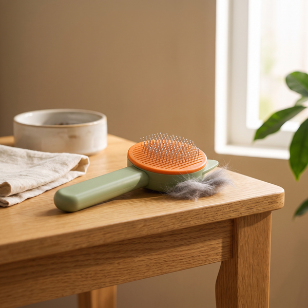Self-Cleaning Deshedding Grooming Comb for Cats & Dogs