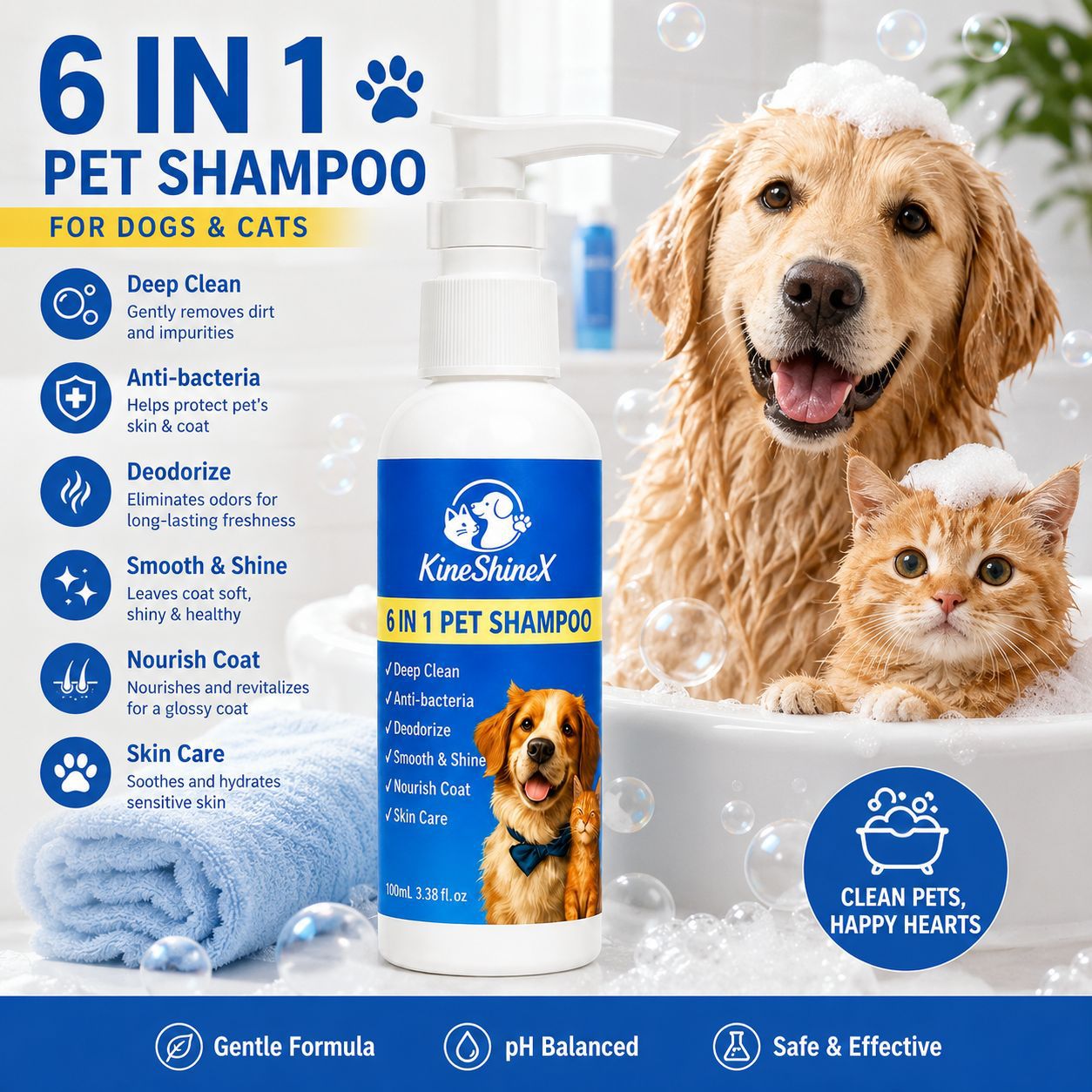 Pet Shampoo Conditioning Cleanser