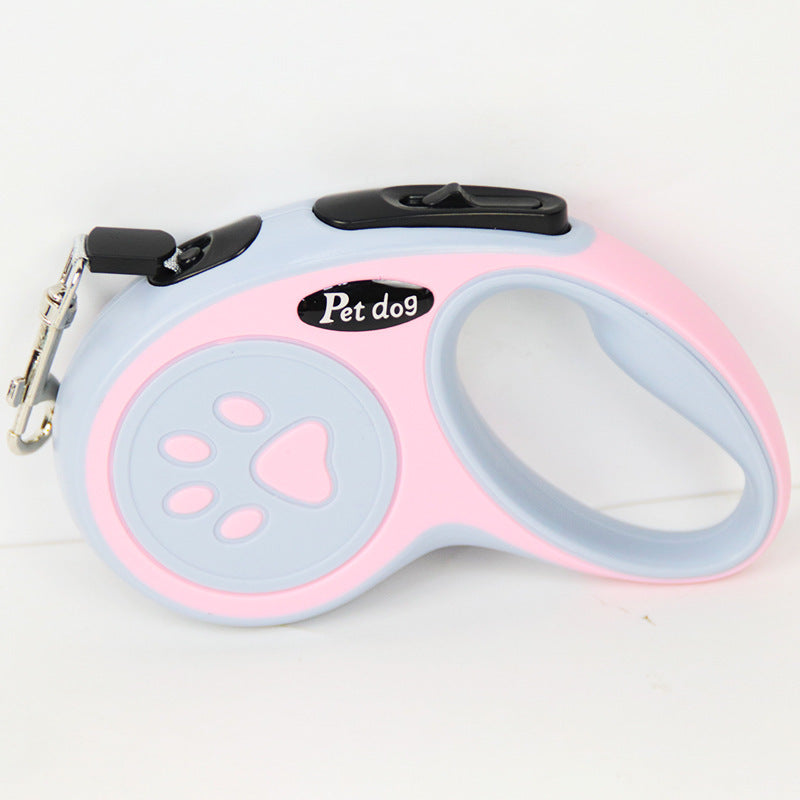 Buddies Retractable Dog Leash — One-Button Braking Lead in 3m & 5m for Small & Medium Dogs | Ergonomic Non-Slip Grip
