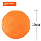 Durable Dog Frisbee — Soft TPR Flying Disc Training Toy