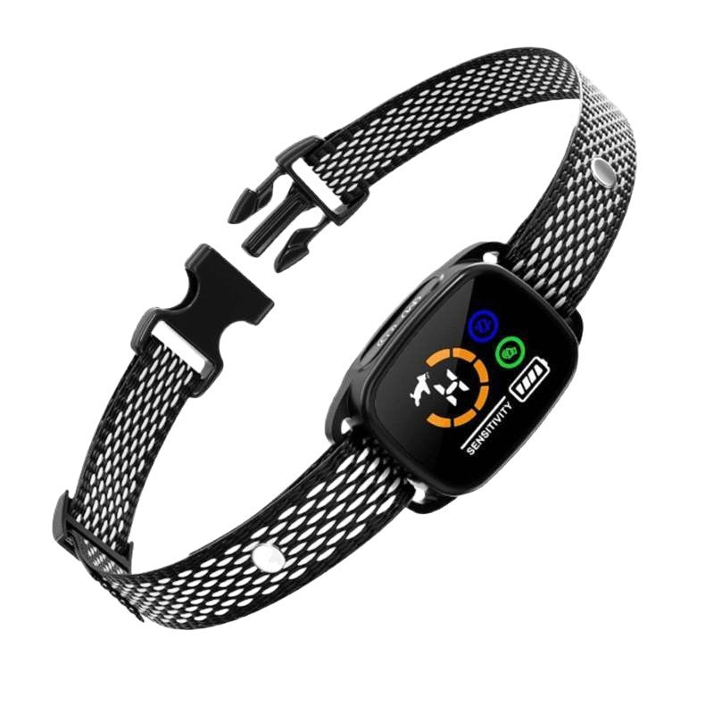 Buddies Vibration Dog Training Collar — Vibration-Only Bark Trainer with Colour Screen | No Shock Mode, Adjustable Intensity