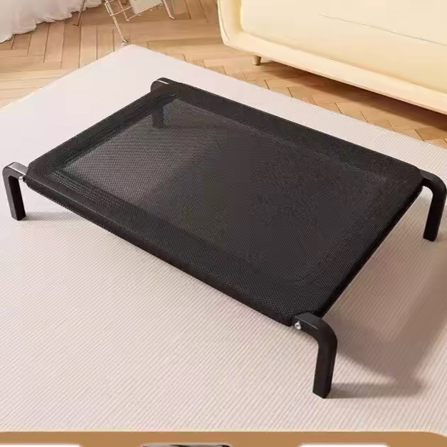 Buddies Elevated Dog Bed — Raised Breathable Camp Bed with Removable Washable Cover (S–XL, up to 100kg) | Folds Flat