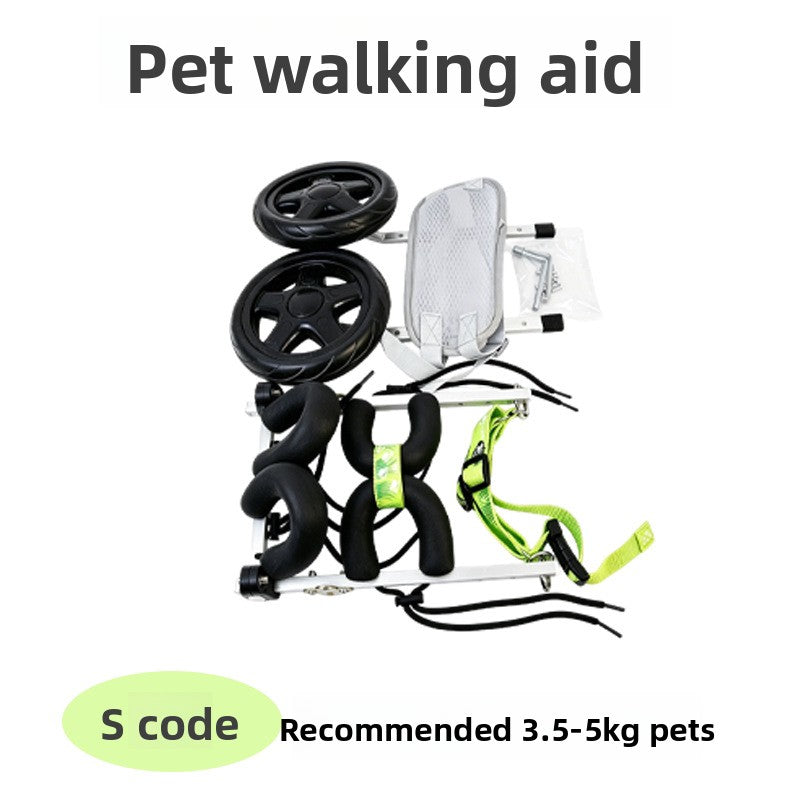 Dog Rehabilitation Walker — Adjustable Small-Breed Mobility Frame