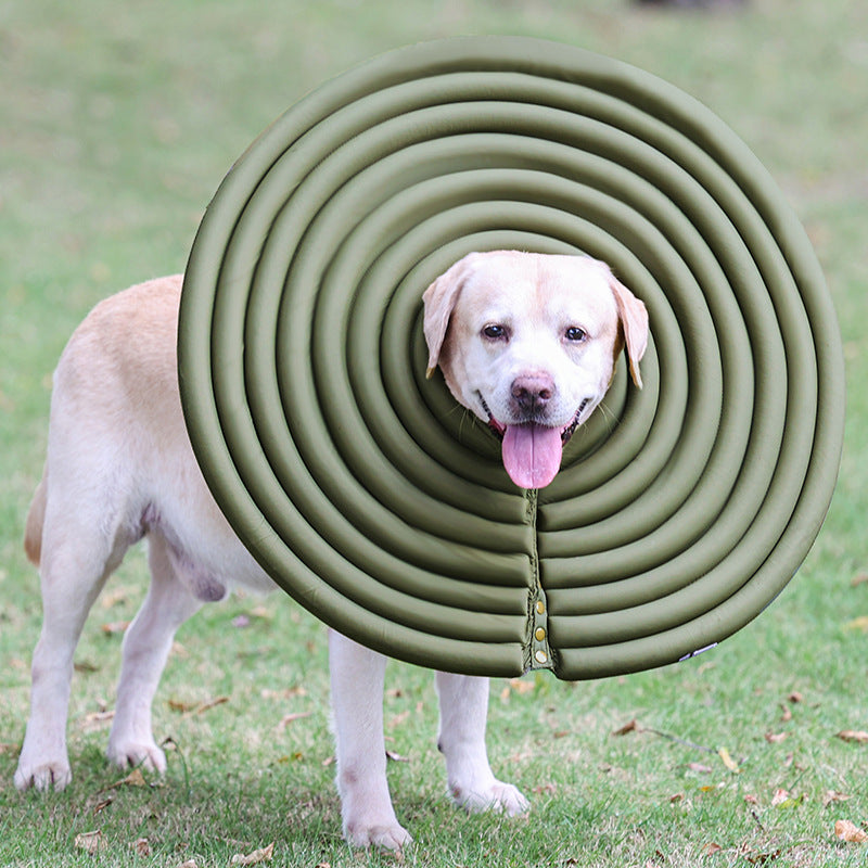 Buddies Padded Dog Recovery Collar — Soft Cone Alternative for Post-Surgery Healing (XS–XXL) | Breathable & Washable