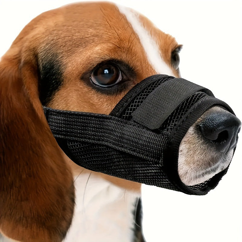 Buddies Adjustable Dog Muzzle — Lightweight Safety Muzzle for Vet Visits, Grooming & Scavenging | Allows Panting & Drinking (S–XXL)