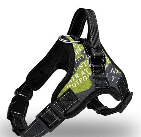 Buddies No-Choke Dog Harness — Breathable Chest Harness for Pullers & Flat-Faced Breeds (XS–XL, 5–95kg) | Anti-Choke, Adjustable