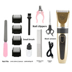 Buddies Low-Noise Dog Clipper Kit — Cordless Rechargeable Grooming Clippers for Nervous Dogs | Guide Combs, Rounded Blade Tips